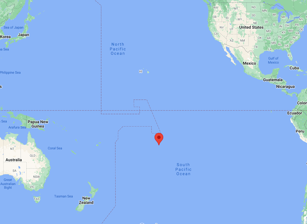 Moorea Map pint size pilot