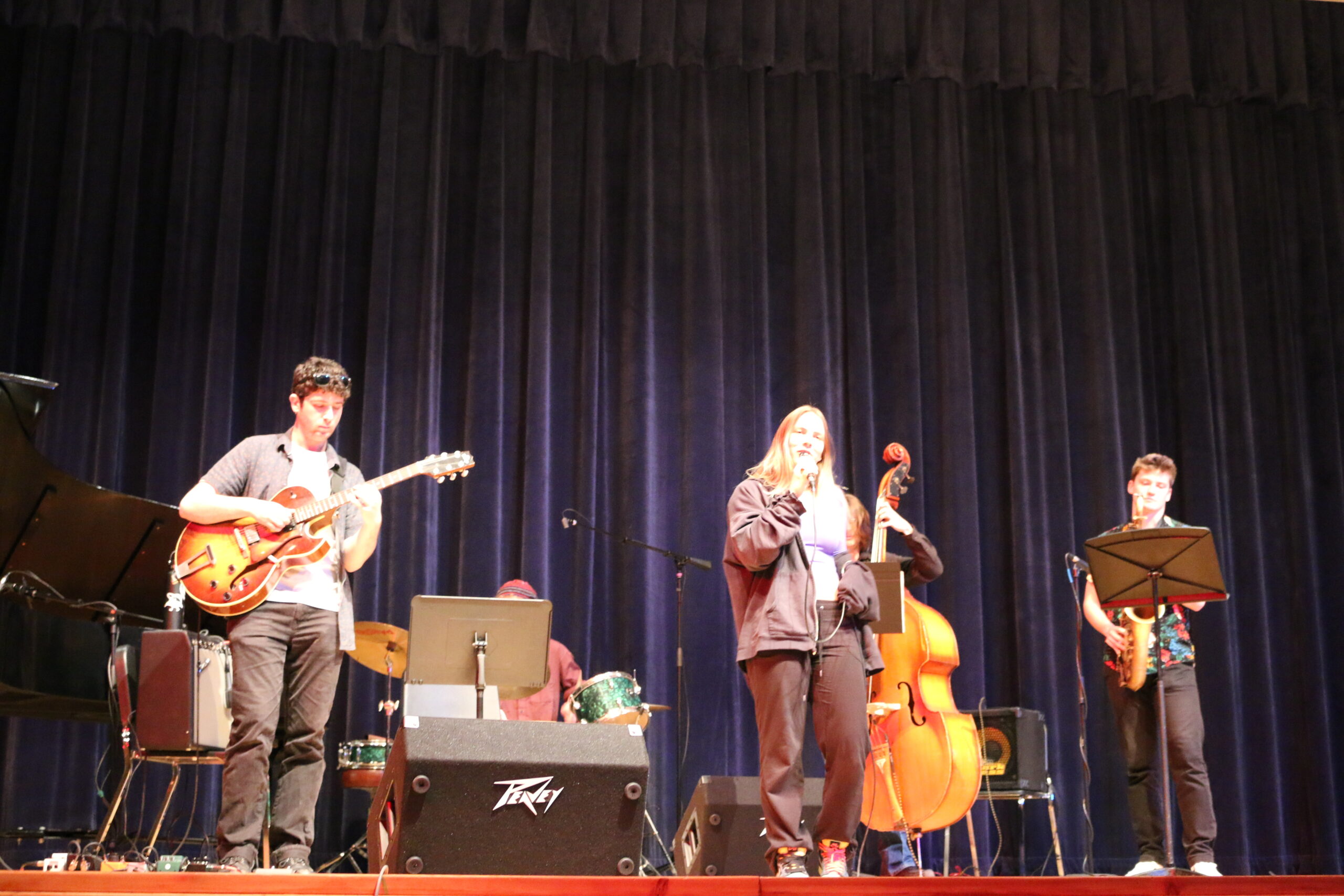 Student jazz combos feature three bands, bring lively music to campus