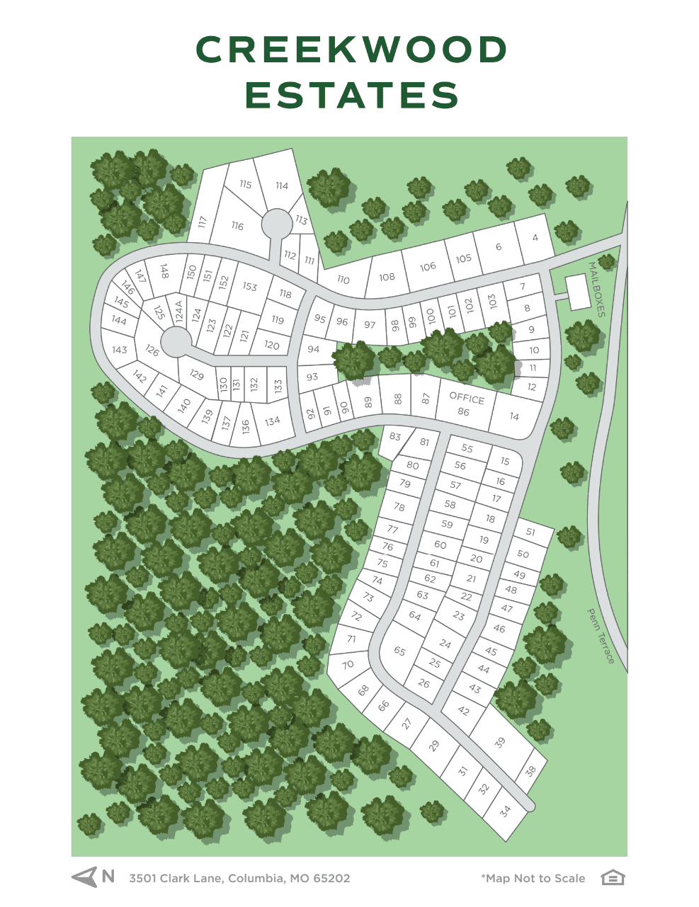 Creekwood Estates, Columbia, MO Archives pioneer community