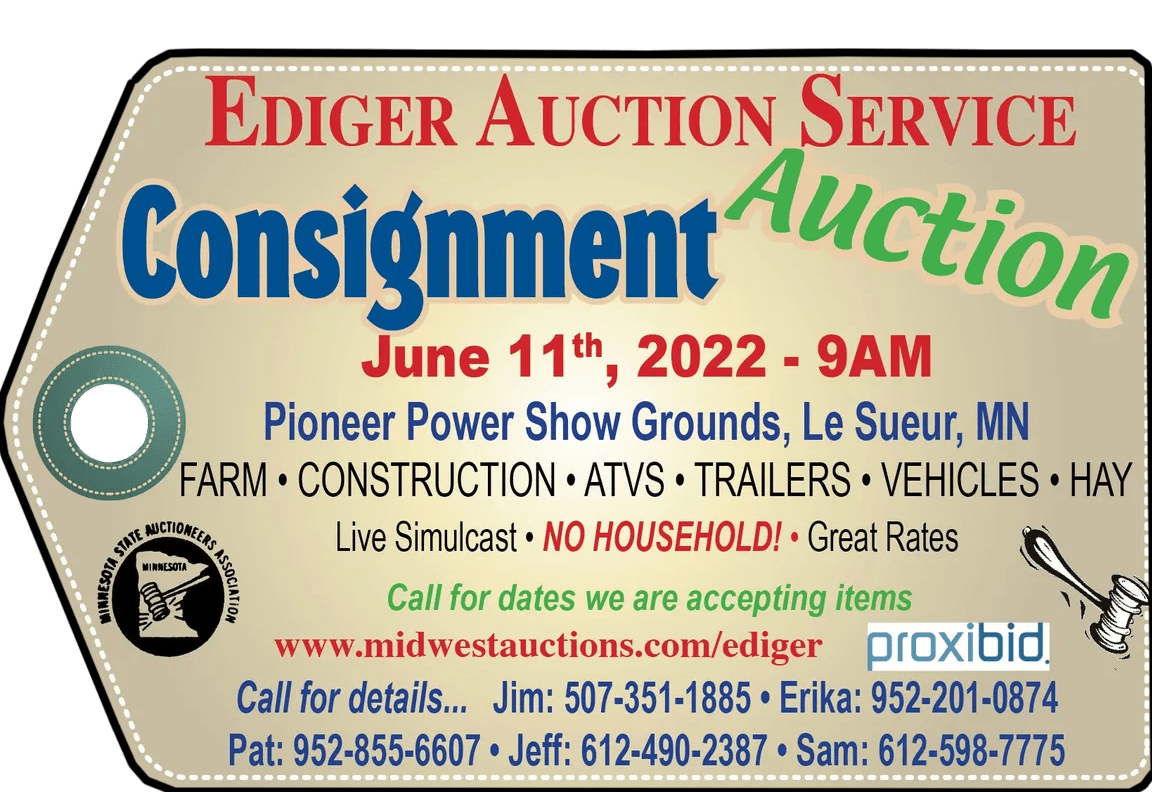 Auction Info Le Sueur County Pioneer Power Show