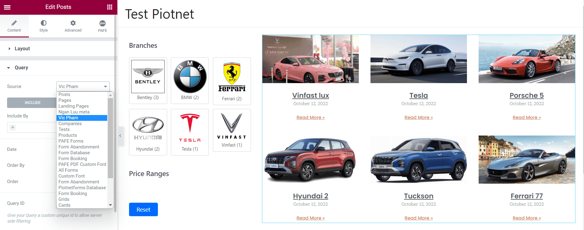 Ultimate Facet for Elementor How to filter Elementor Loop Grid