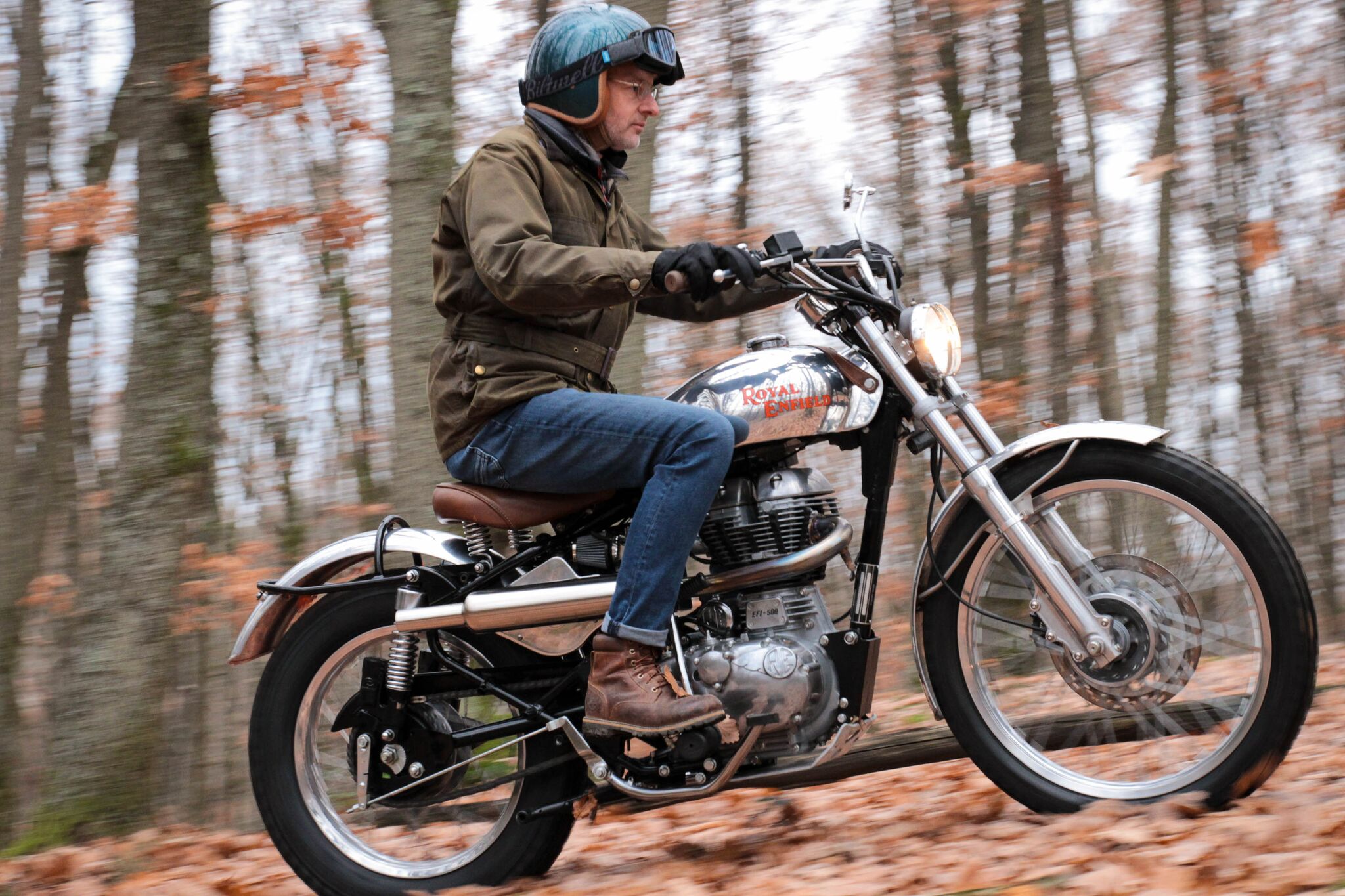 TRIALS & TRANSFORMATIONS. BAAK Motocyclette’s ‘1960’ Royal Enfield Trials Racer Pipeburn