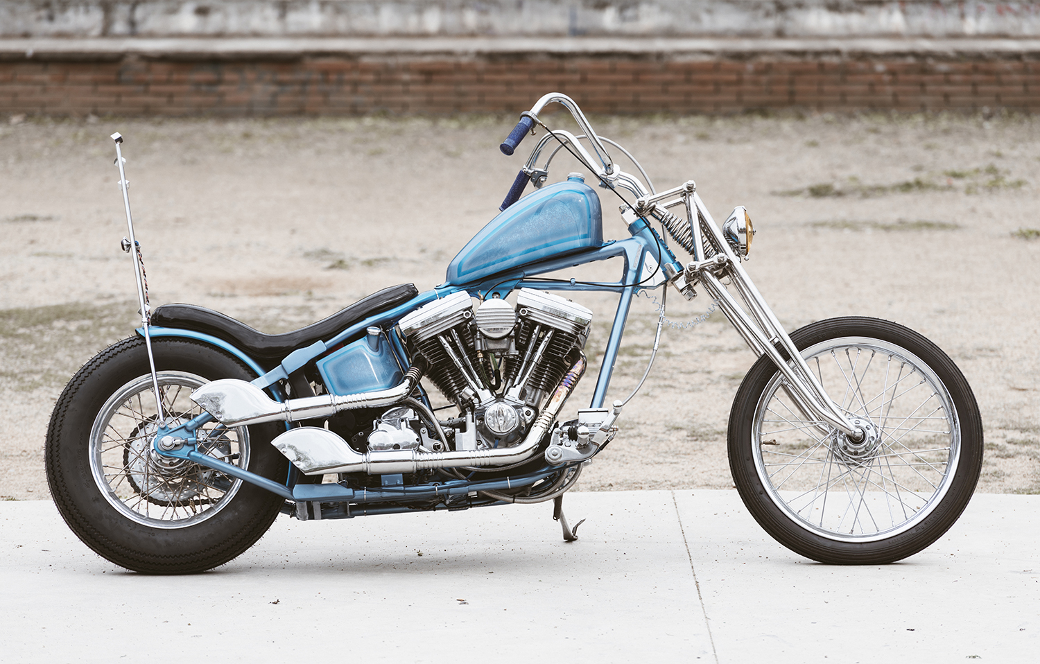 CATALONIA CHOPPER 1990 HarleyDavidson Springer by Free Kustom Cycles. Pipeburn