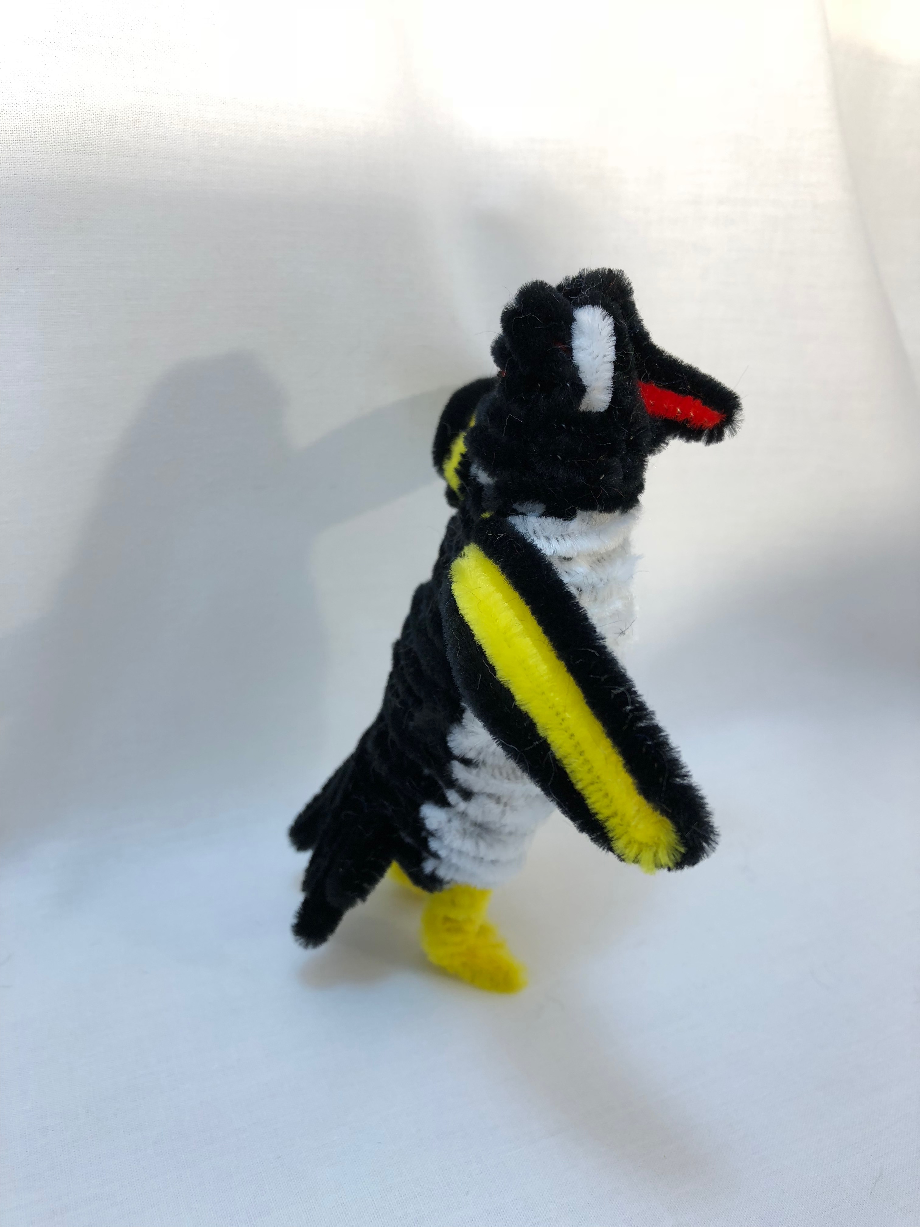 Pipe Cleaner Penguin in 10 Easy Steps Step by Step Instructions (Intermediate 3 Hour Project