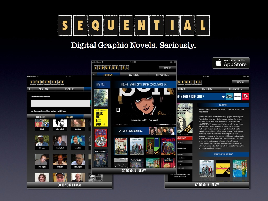 News graphic novel app Sequential launches in US and Rest of World with top publishers