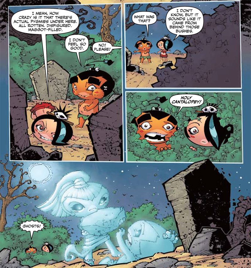 EXCLUSIVE! First look at Pocket God comic issue 14 'ParaAbnormal Activity' Pipedream Comics