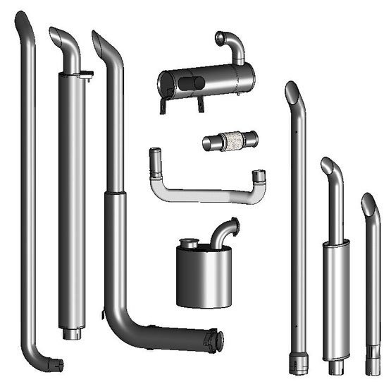 Stainless Steel Tractor Exhaust John Deere Pipefab Ltd