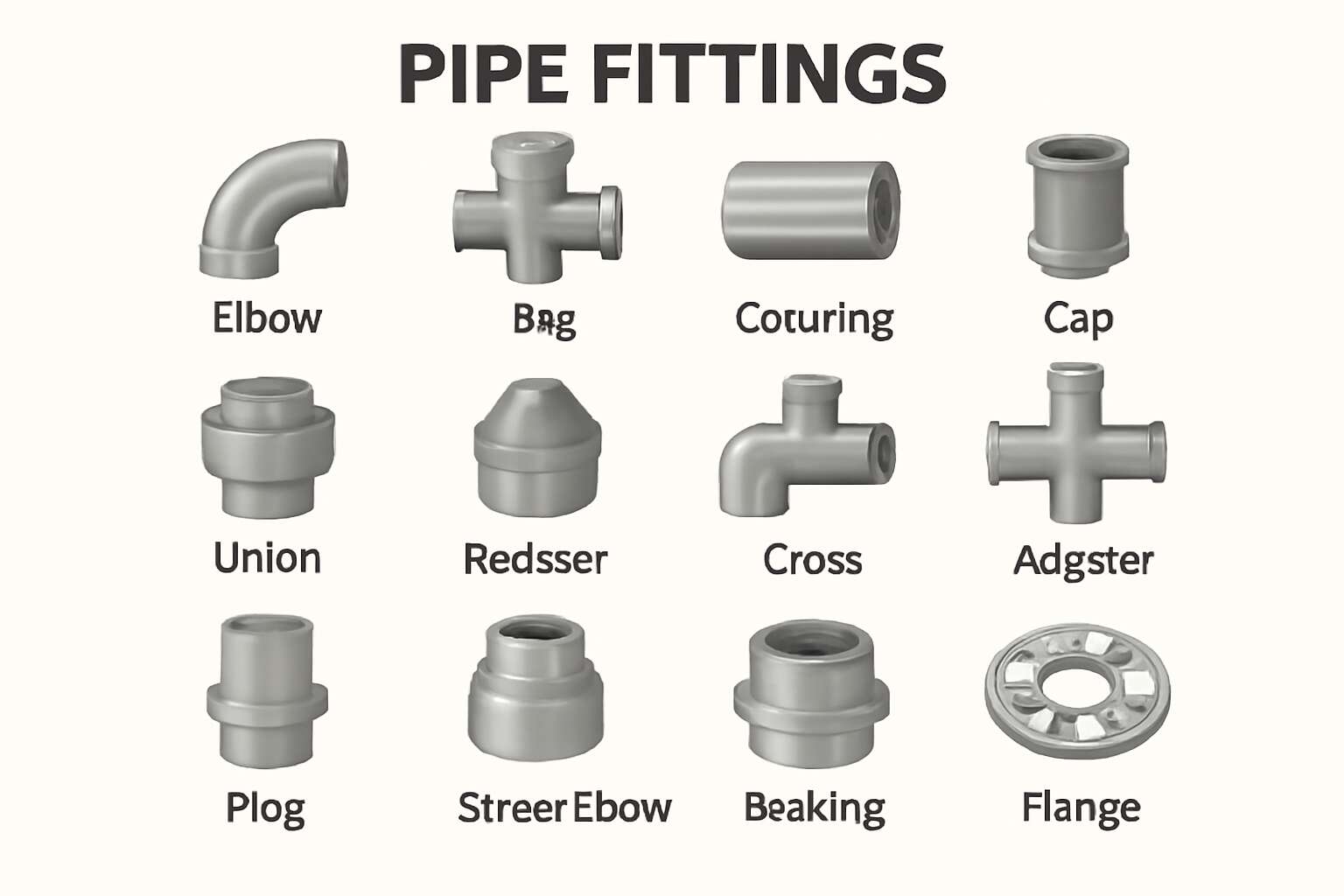 Comprehensive Guide with Images: Pipe Fittings Names and Images PDF for
