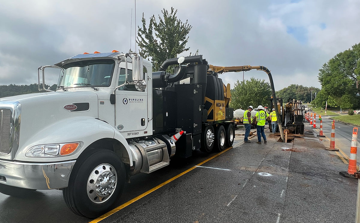 Hydrovac Excavation Pipeline