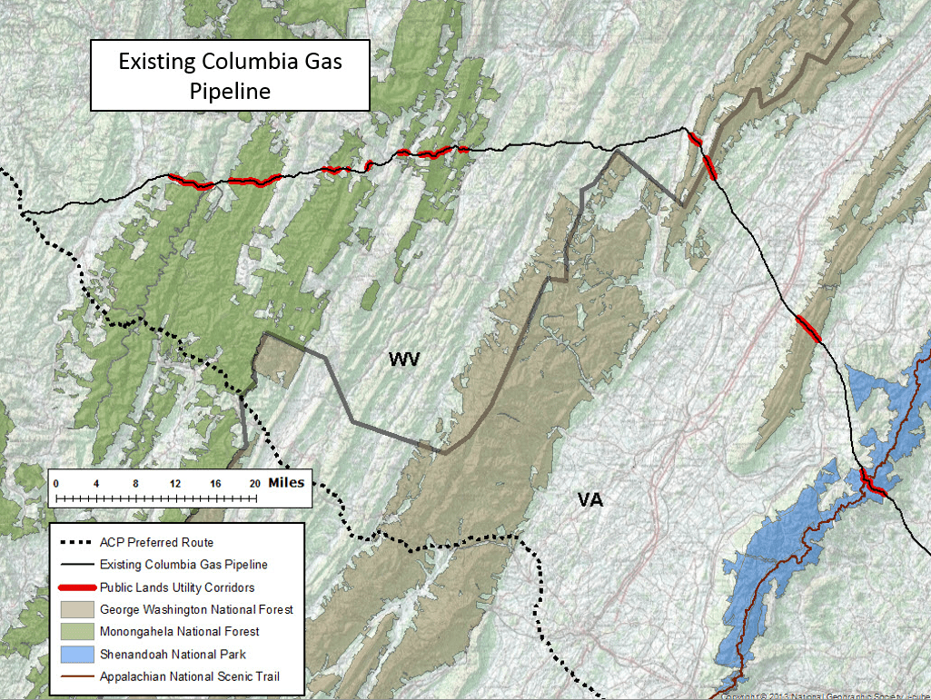 PIPELINES ACROSS THE CENTRAL APPALACHIAN MOUNTAINS Dominion Pipeline