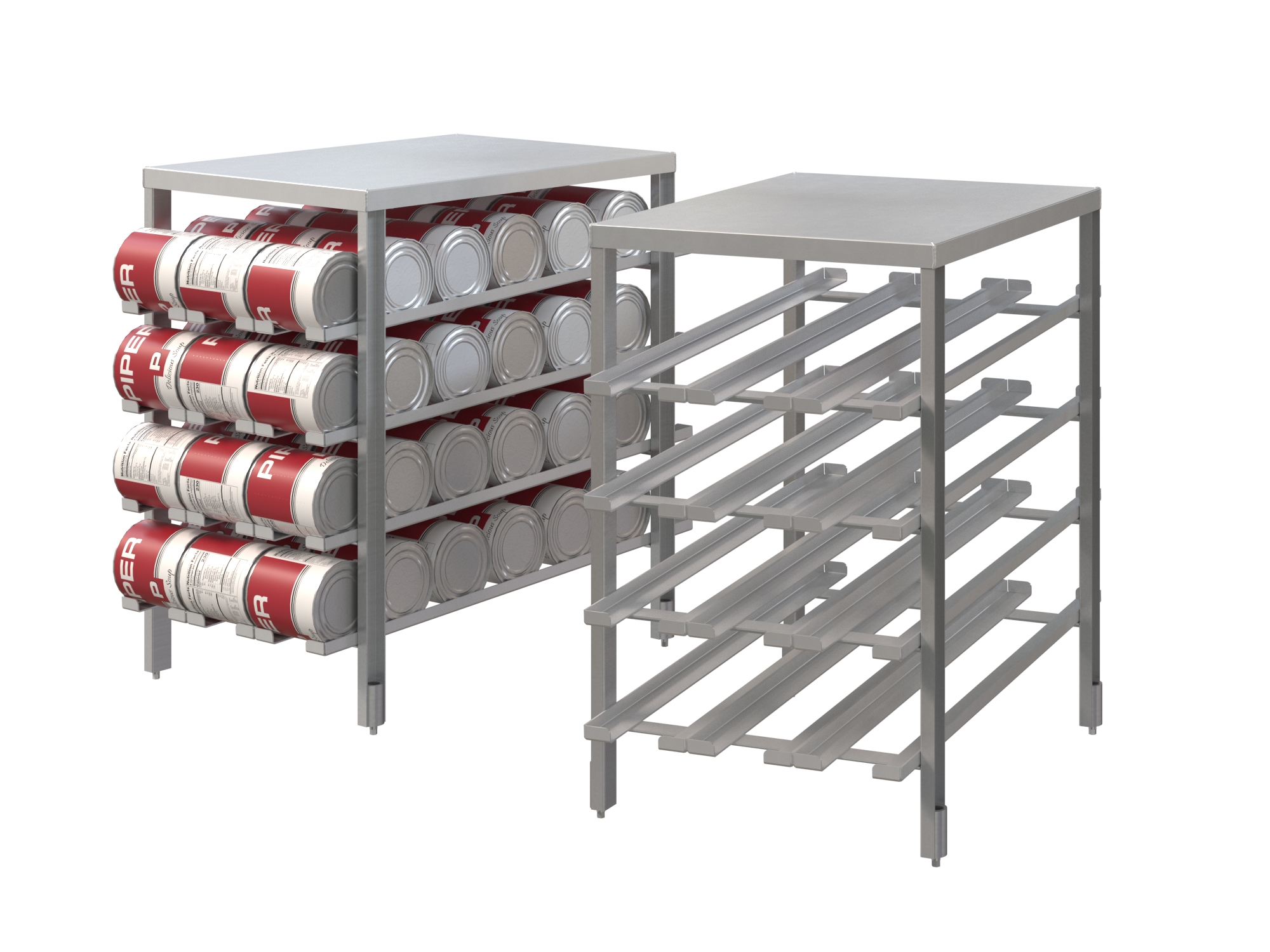 Can Storage Racks Piper Products