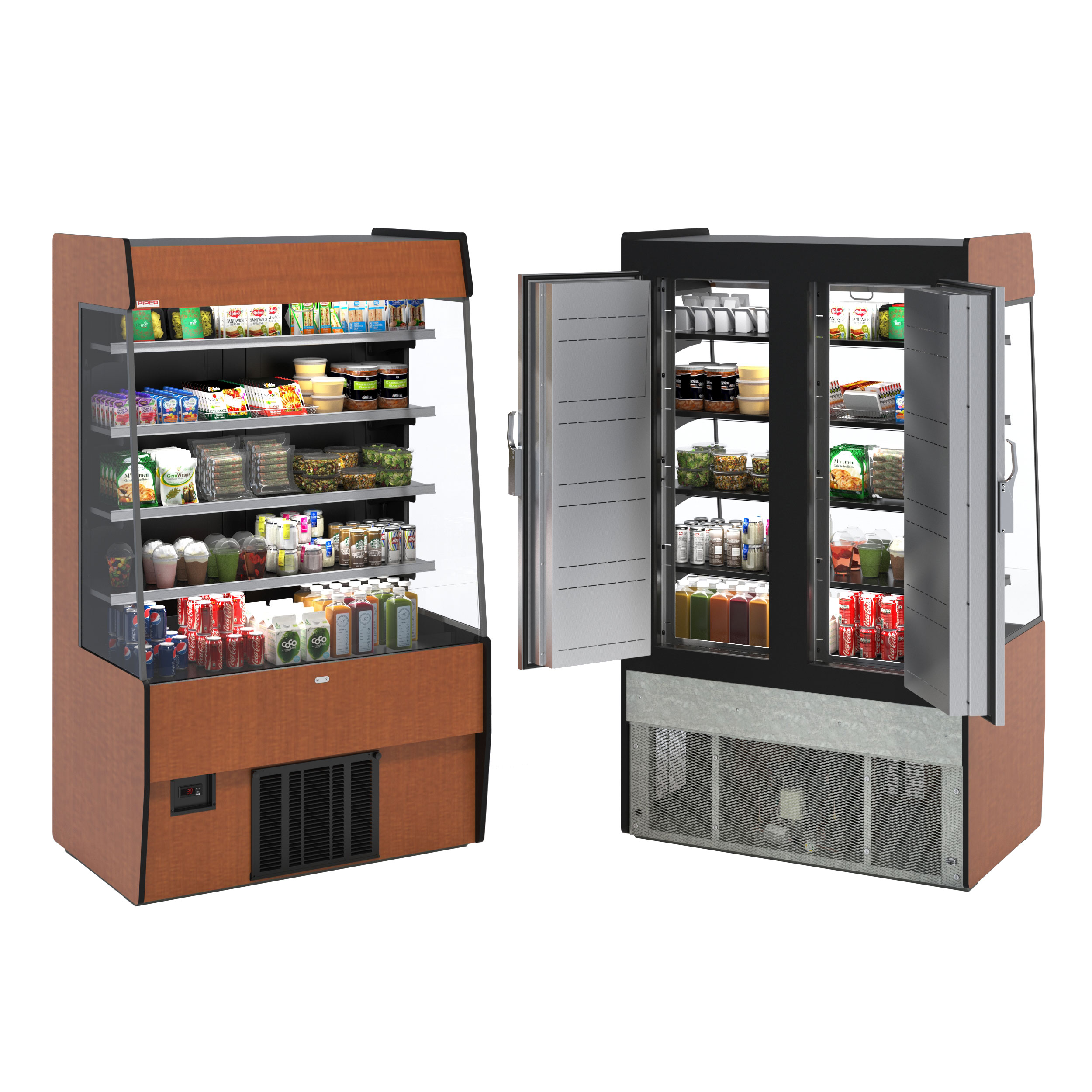 Refrigerated GrabNGo Merchandisers Piper Products