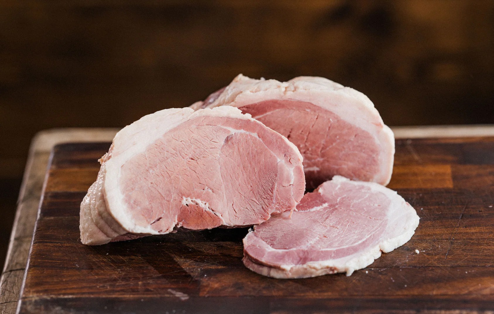 Unsmoked Cooked Ham Topside Native Breed, Free Range Pork Pipers Farm