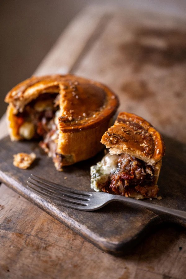 Handmade Steak & Stilton Pies 100 Grass Fed Beef Pipers Farm