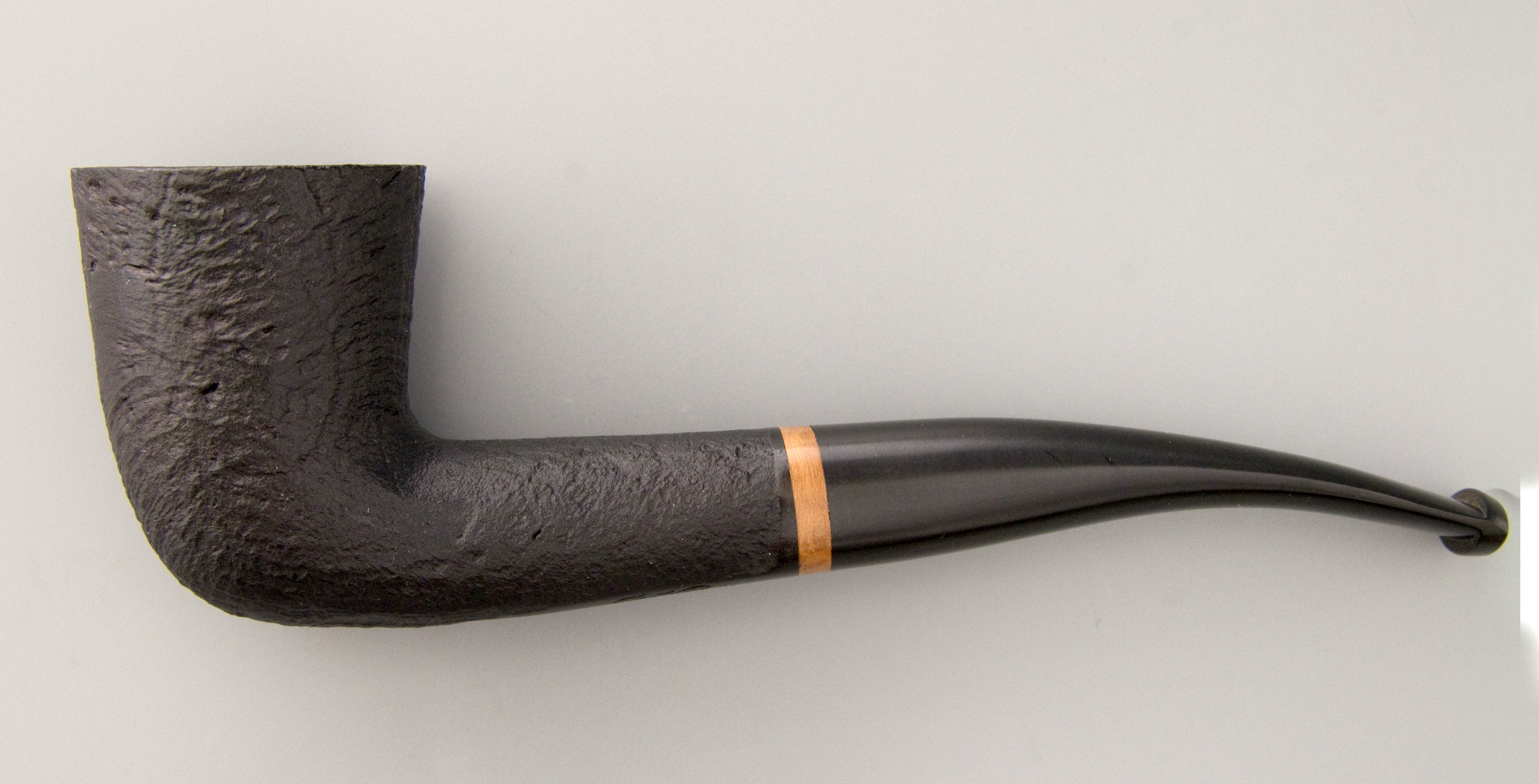 Paul Viou pipe Sandblast Zulu black Amsterdam Pipe Shop Buy