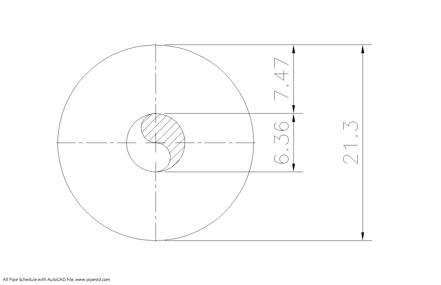 Schedule XS Pipe 1/2 Inch (DN15 mm) Pipe Standard And Piping Information