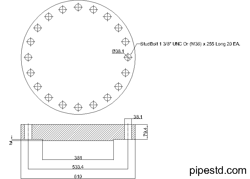 Blind Flange 12 Inch Class 900 Pipe Dimension And Piping Information