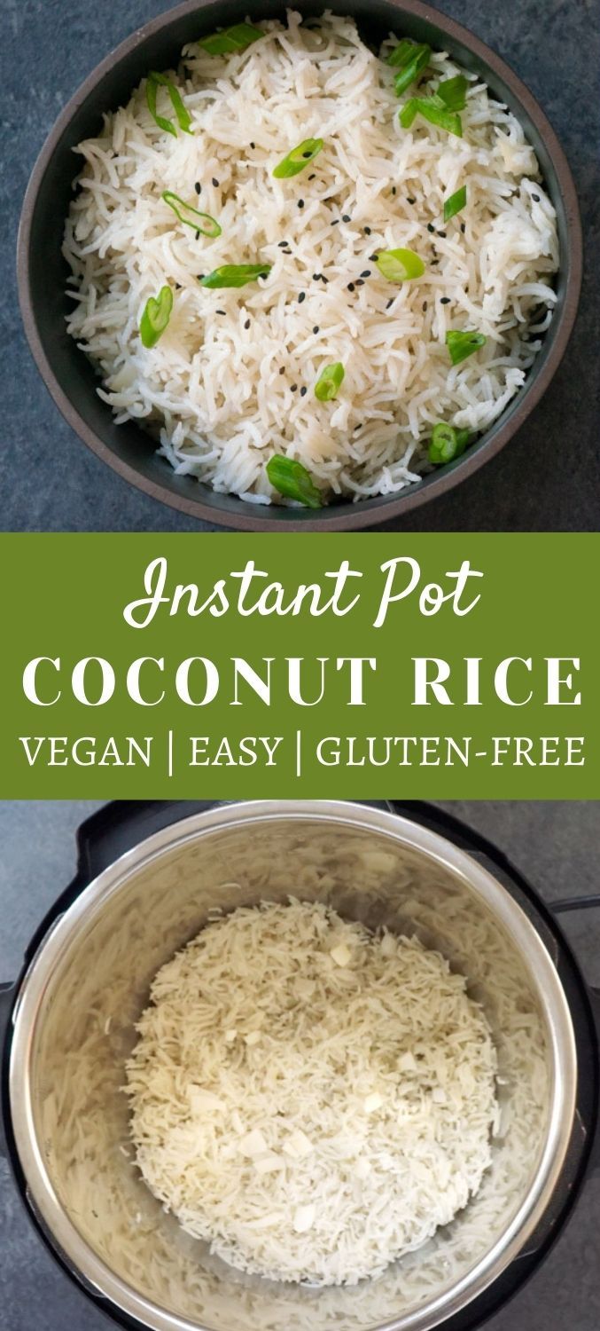 Pressure Cooker Coconut Rice (with potinpot option) Piping Pot Curry
