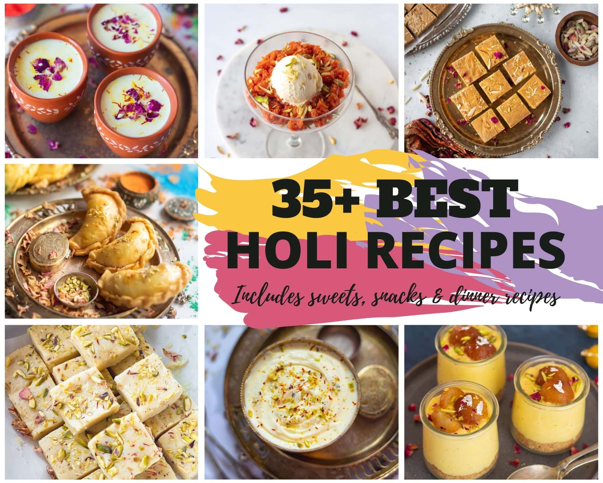 35+ Holi Recipes to try in 2024 Piping Pot Curry