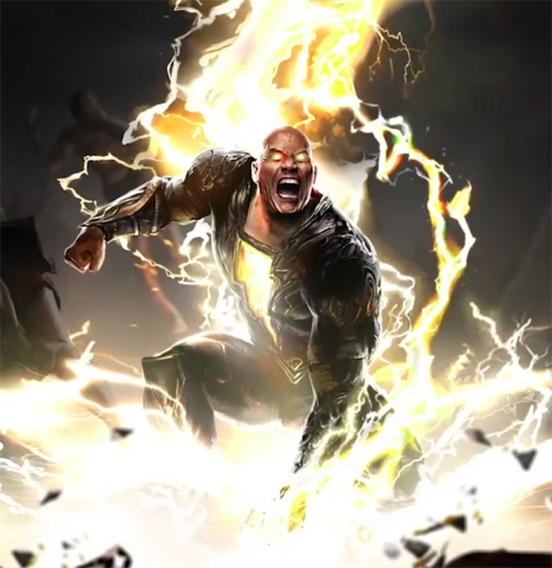 Filme do Adão Negro revela duas prévias narradas por Dwayne Johnson
