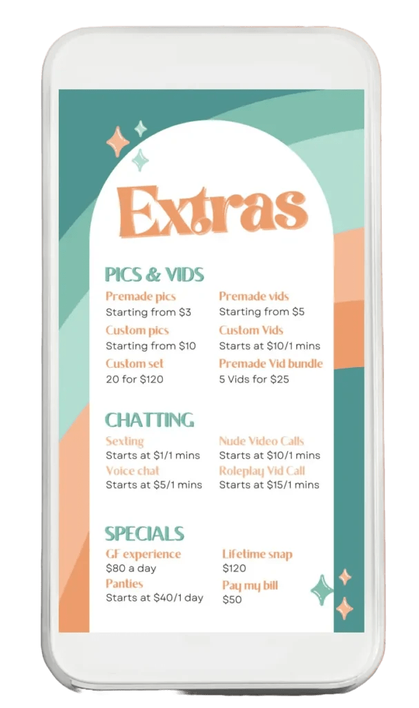 Everything About OnlyFans Menus + Free Templates and Inspo Pippin Club