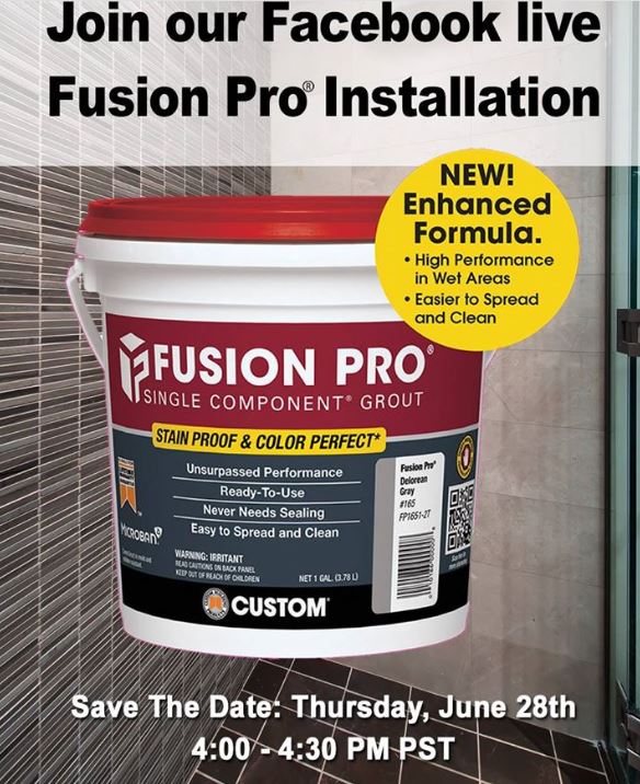 CUSTOM Building Products to Host Facebook Live
