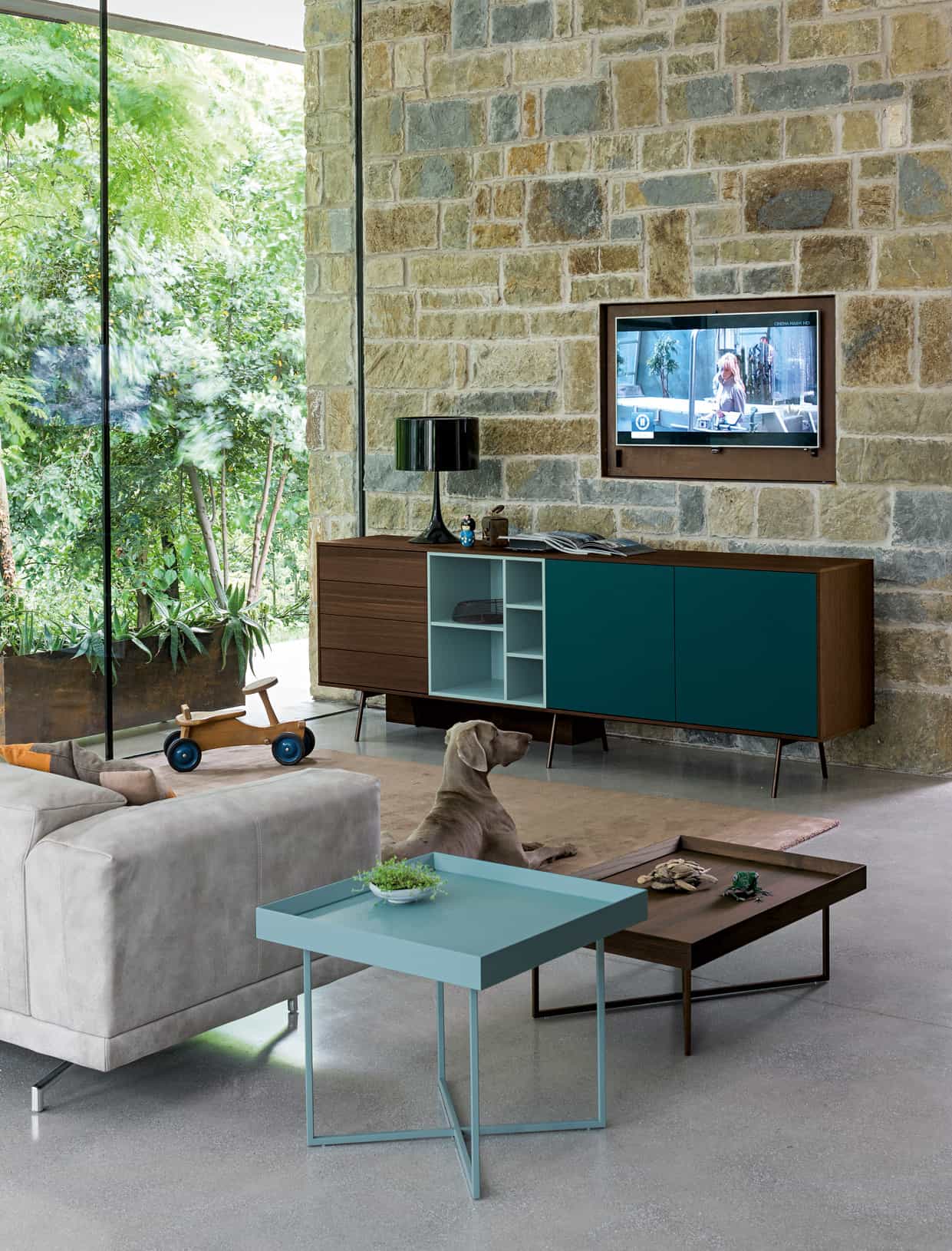 Complementi d'arredo per soggiorno Progettazione e realizzazione