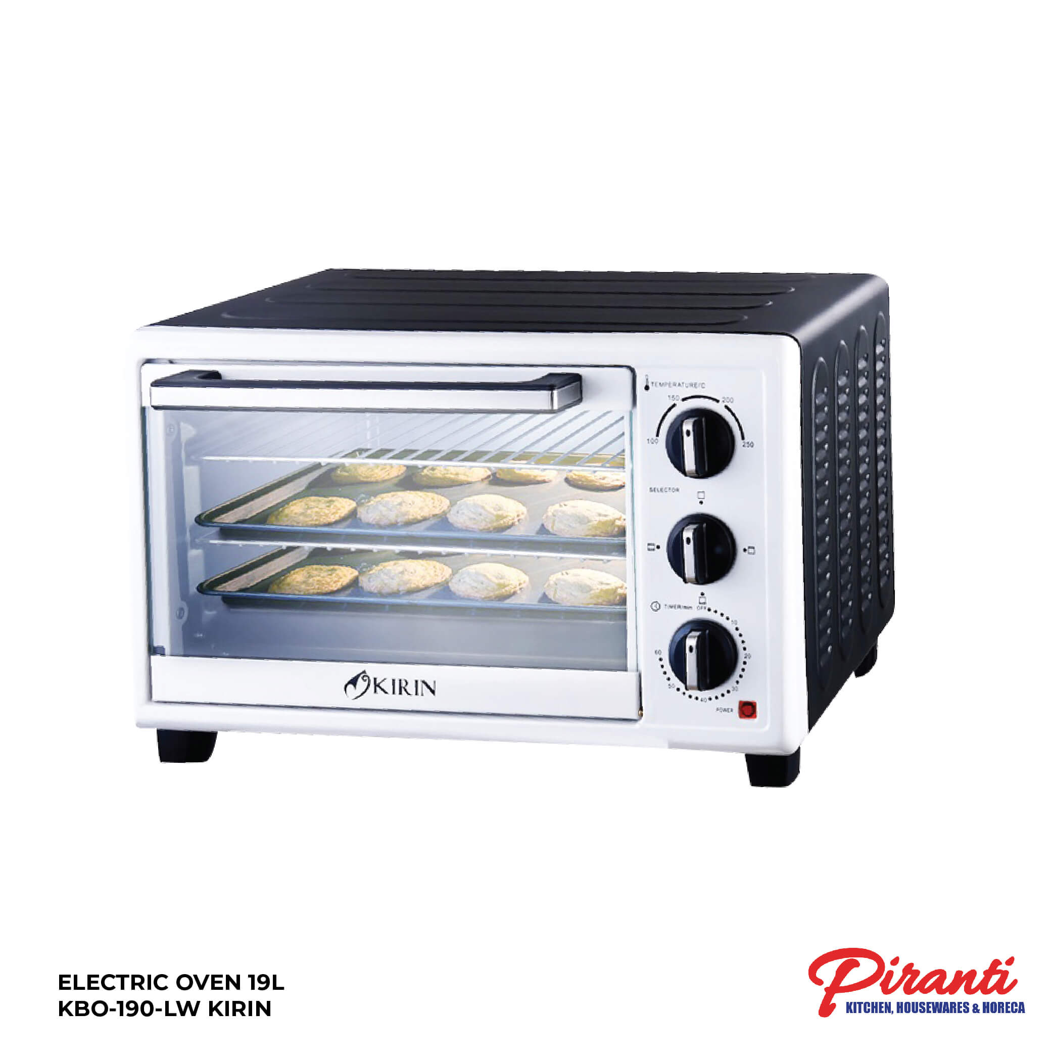 Electric Oven 19L KBO190 Low Watt Kirin Piranti.id