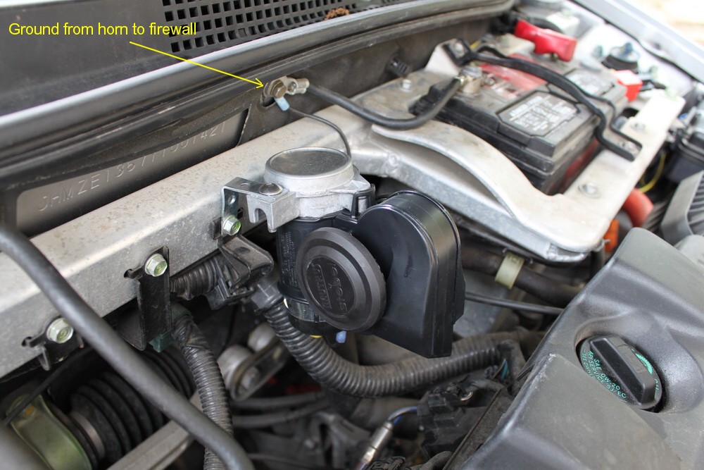 Nautilus Air Horn Install On 2000 Insight | Honda Insight Forum