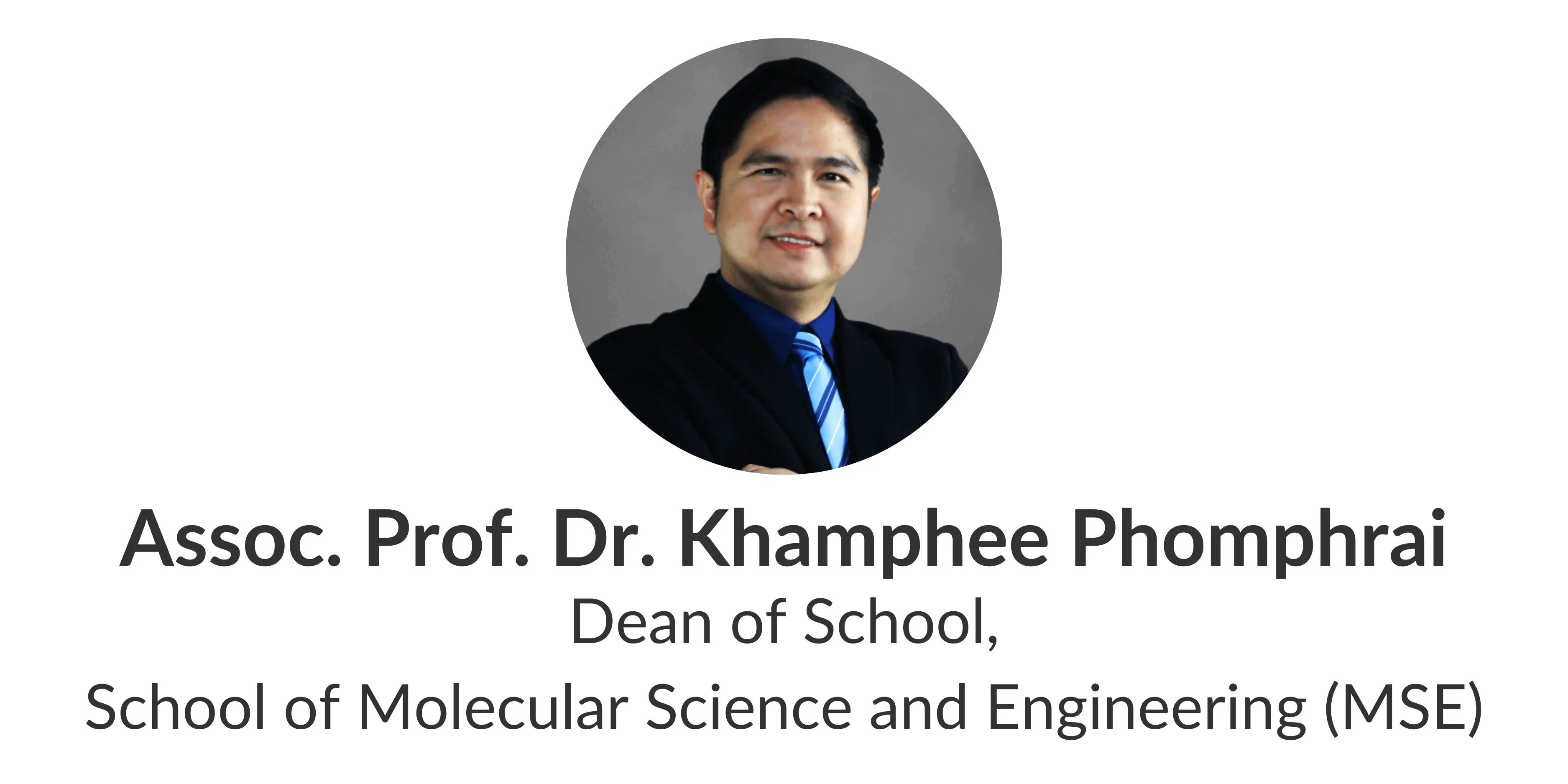 Faculty & Adjunct Professors (MSE) VISTEC Vidyasirimedhi Institute