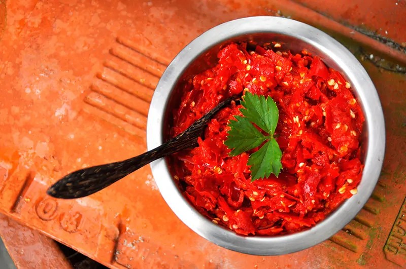 Sambal Trassi recipe - Indonesian shrimp paste chili salsa