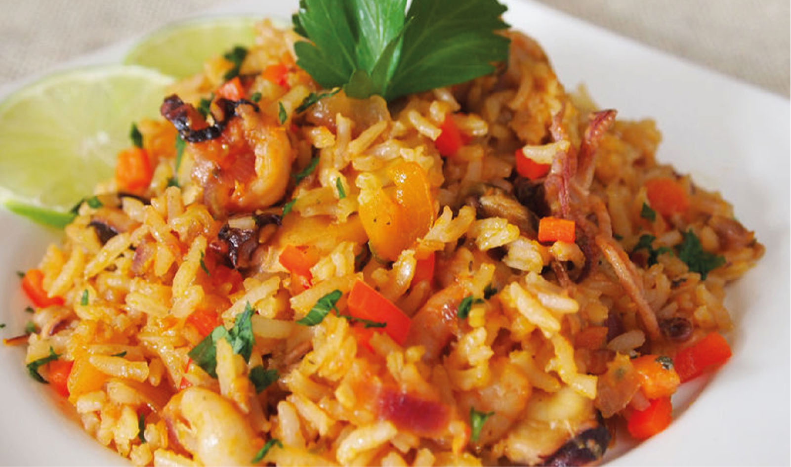 ARROZ CON MARISCOS (1 Porción grande) Piscis Delivery