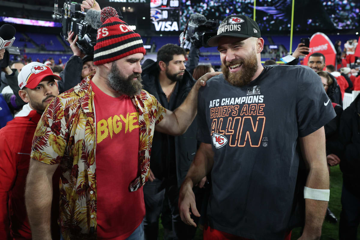 Travis Kelce and brother Jason roast Blake Lively's running scene in