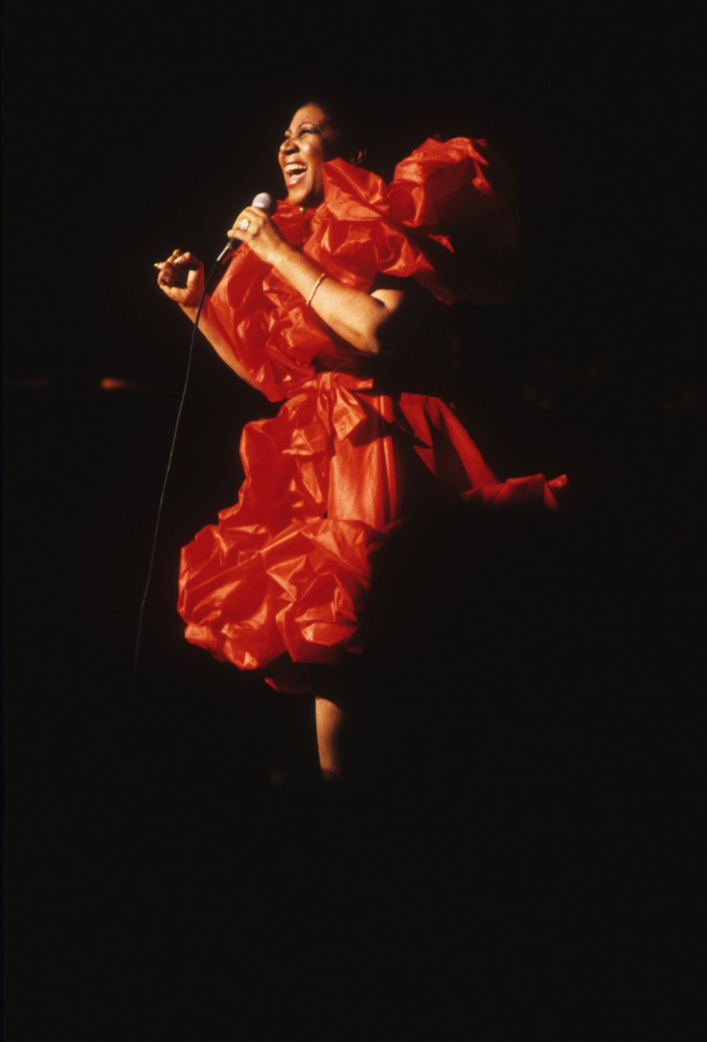 There's a hidden meaning behind why Aretha Franklin was dressed in red