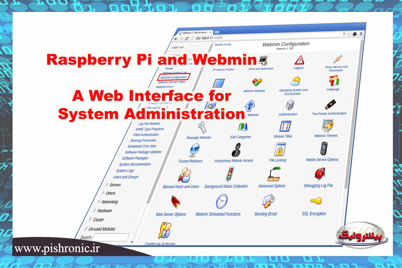 معرفی Webmin برای کار با Raspberry Pi پیشرونیک