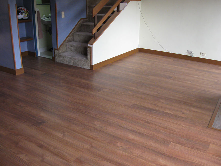Nuestras obras PISOS SPC Y LAMINADOS