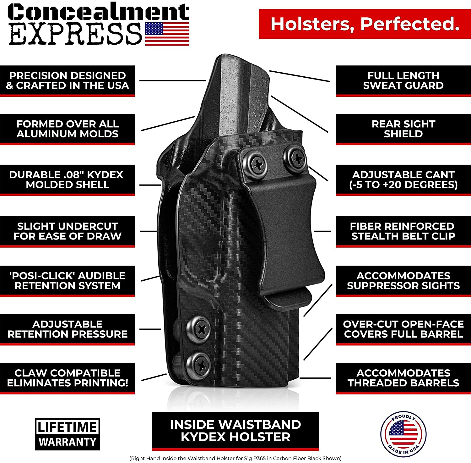 Concealment Express IWB Kydex Holster