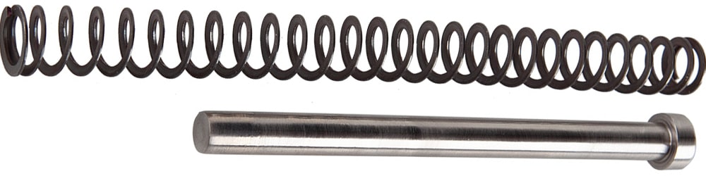 Non-captive recoil assembly - the guide rod and recoil spring are