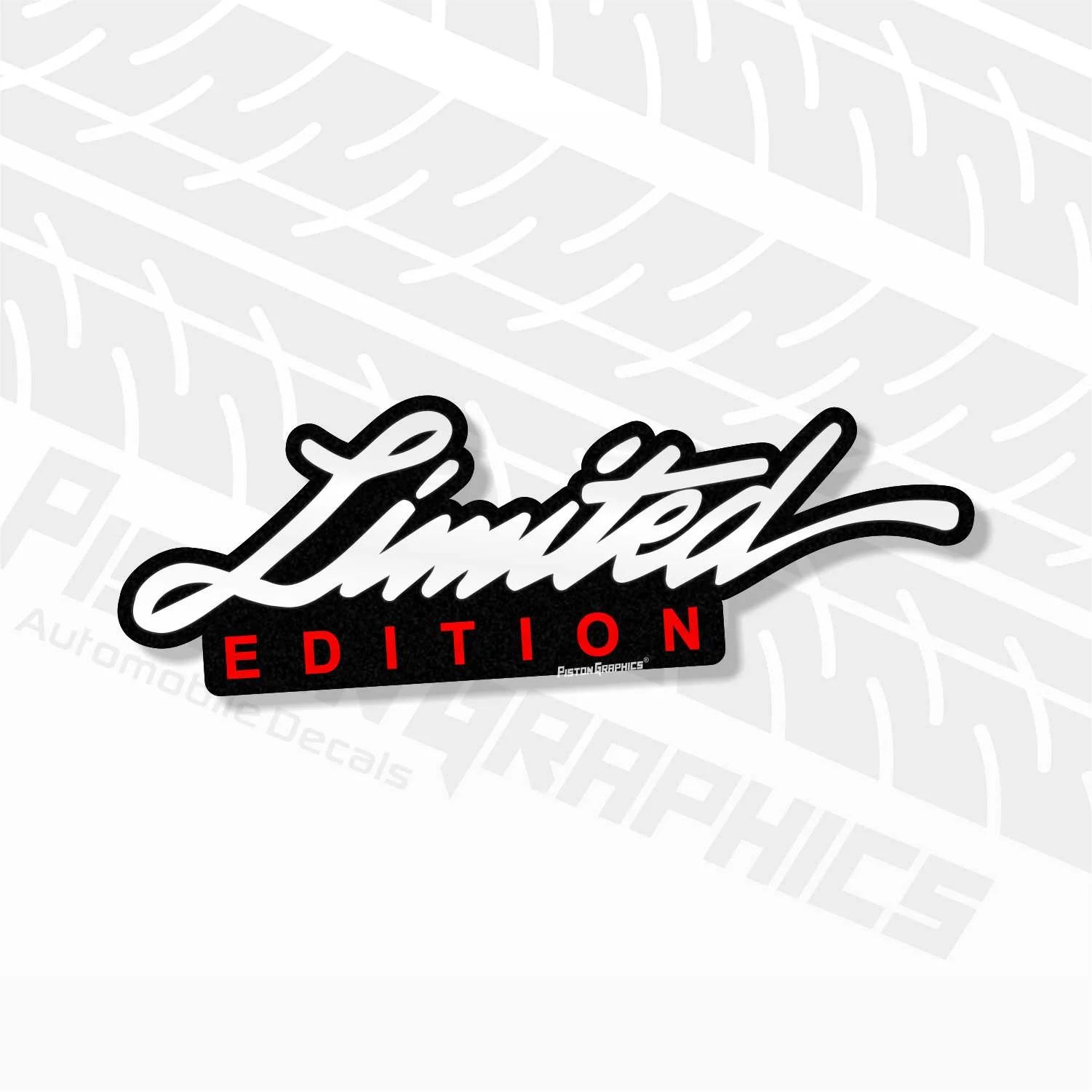 Piston Graphic Stickers for Car Limited Edition Sticker