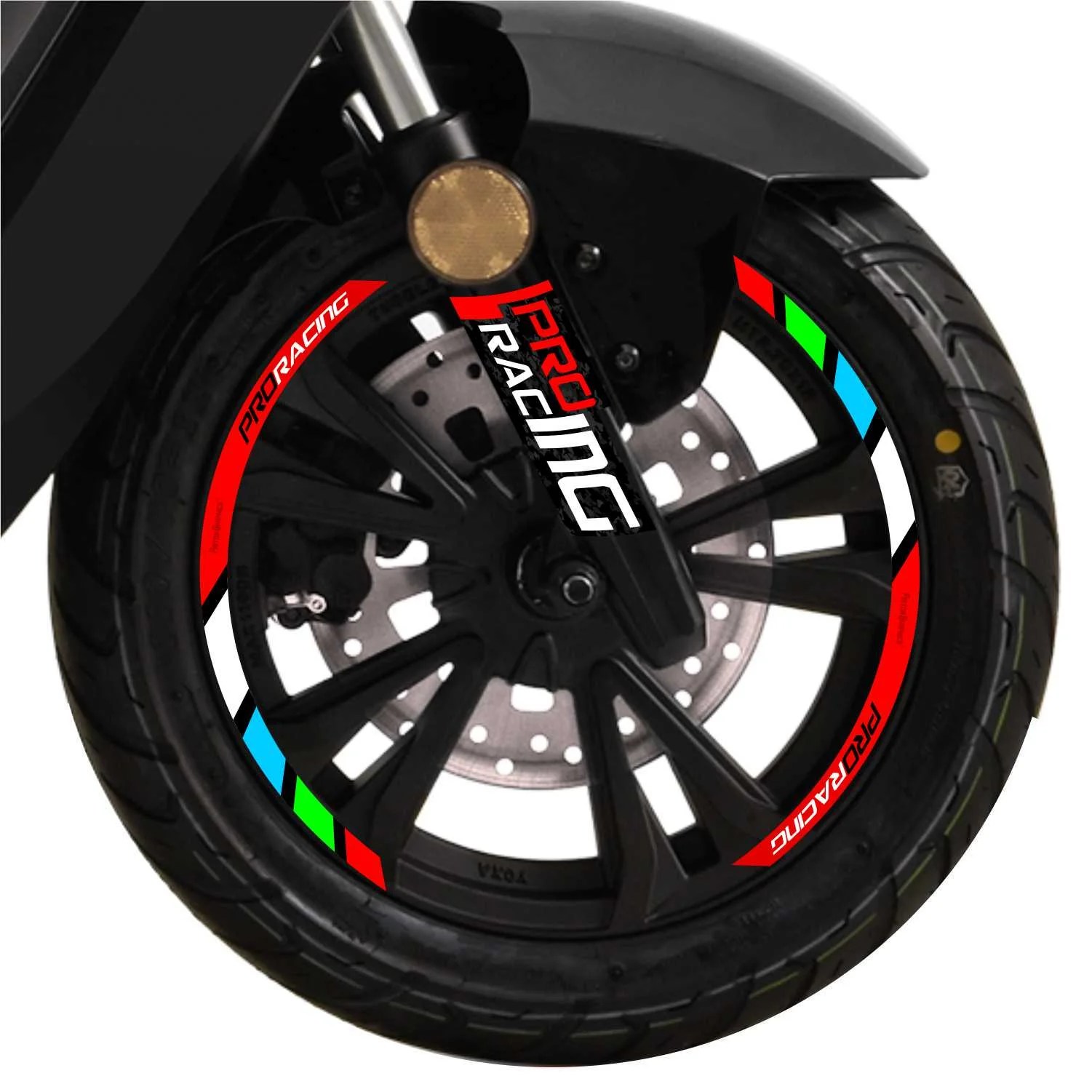 Piston Graphics Automobile Stickers Scooty Rim Stickers Kit