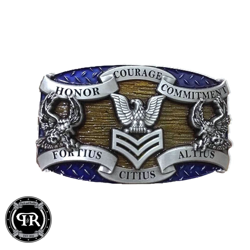 Custom FCPO Belt Buckle Navy Petty Officer First Class Buckle