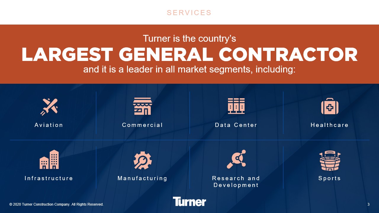 Turner Construction Pitch Deck Success Portfolio Highlights