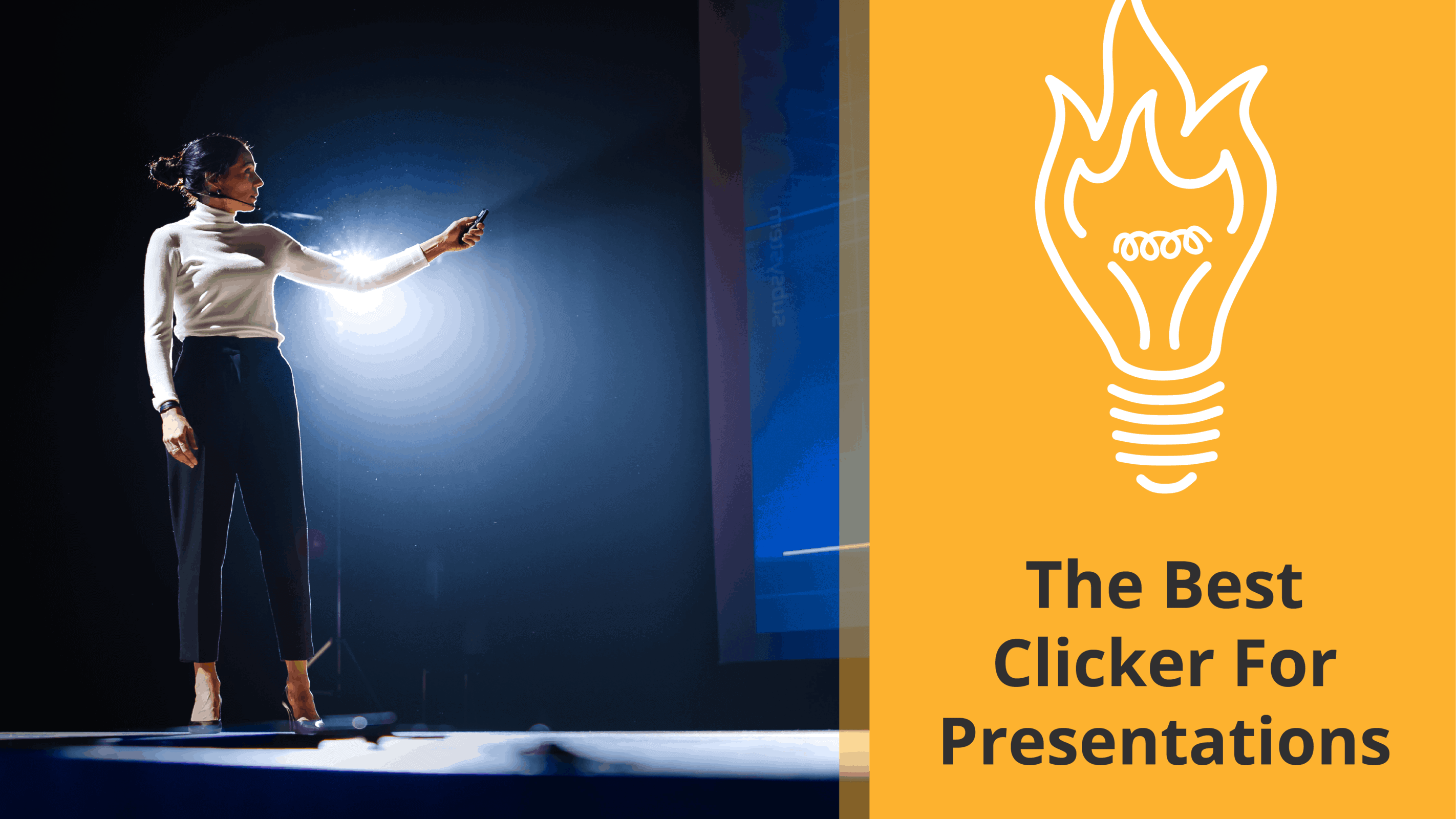 What clicker do you for presentations? Pitch Deck Fire