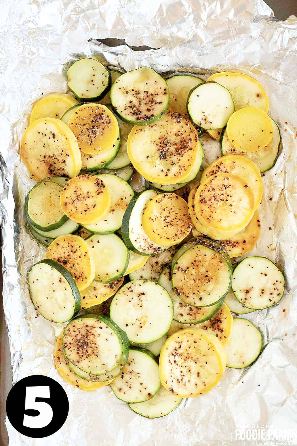 Simple Grilled Zucchini & Squash in Foil Packet Pitchfork Foodie Farms