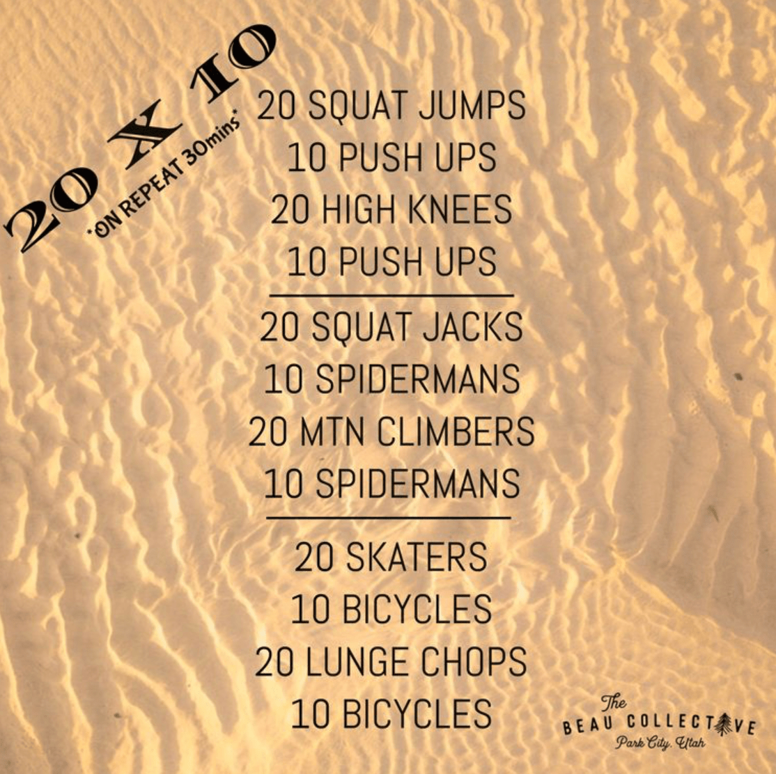 Workouts on the Go Pitch the Playbook