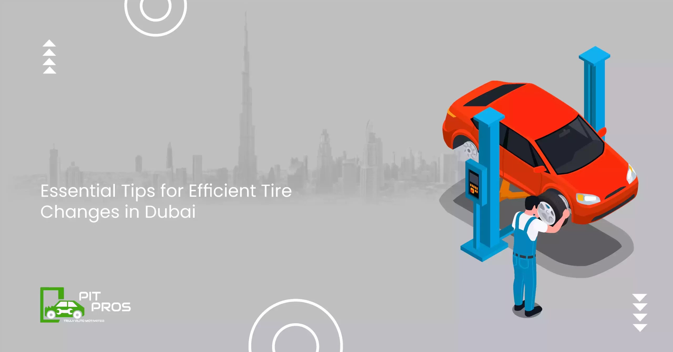 Essential Tips for Efficient Tire Change in Dubai PIT PROS