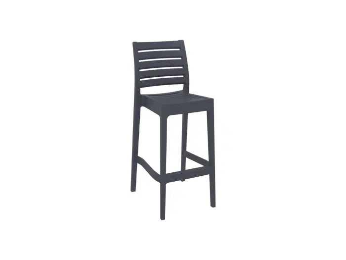 ARES BAR STOOL DARK GREY Pitre Online
