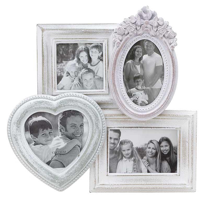 MULTI FRAME ANTIQUE WHITE Pitre Home