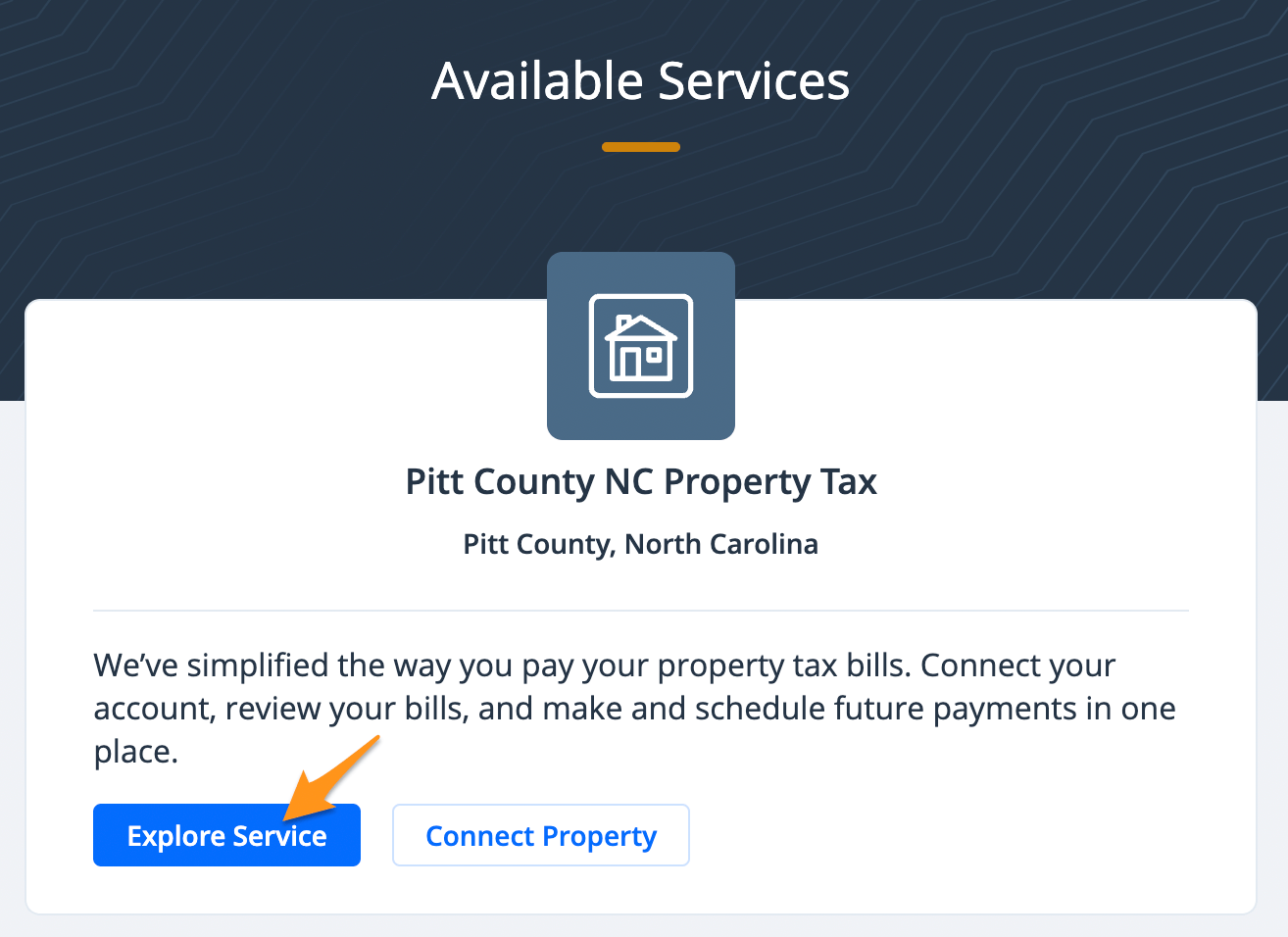 Enroll in eBilling on myPittCounty myPittCounty