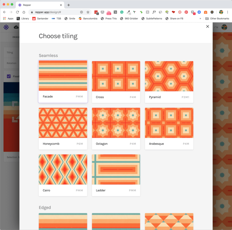 Beat your creative block with Repper, an awesome patternmaking app
